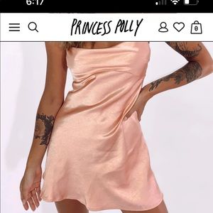 Princess Polly Mini pink dress. Only worn once. Too short on me.